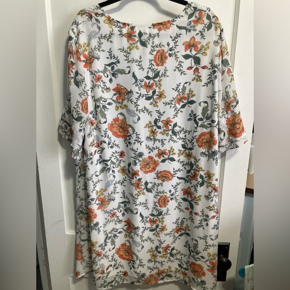 Tacera Dress 2X Flutter Sleeve - Picture 3 of 4